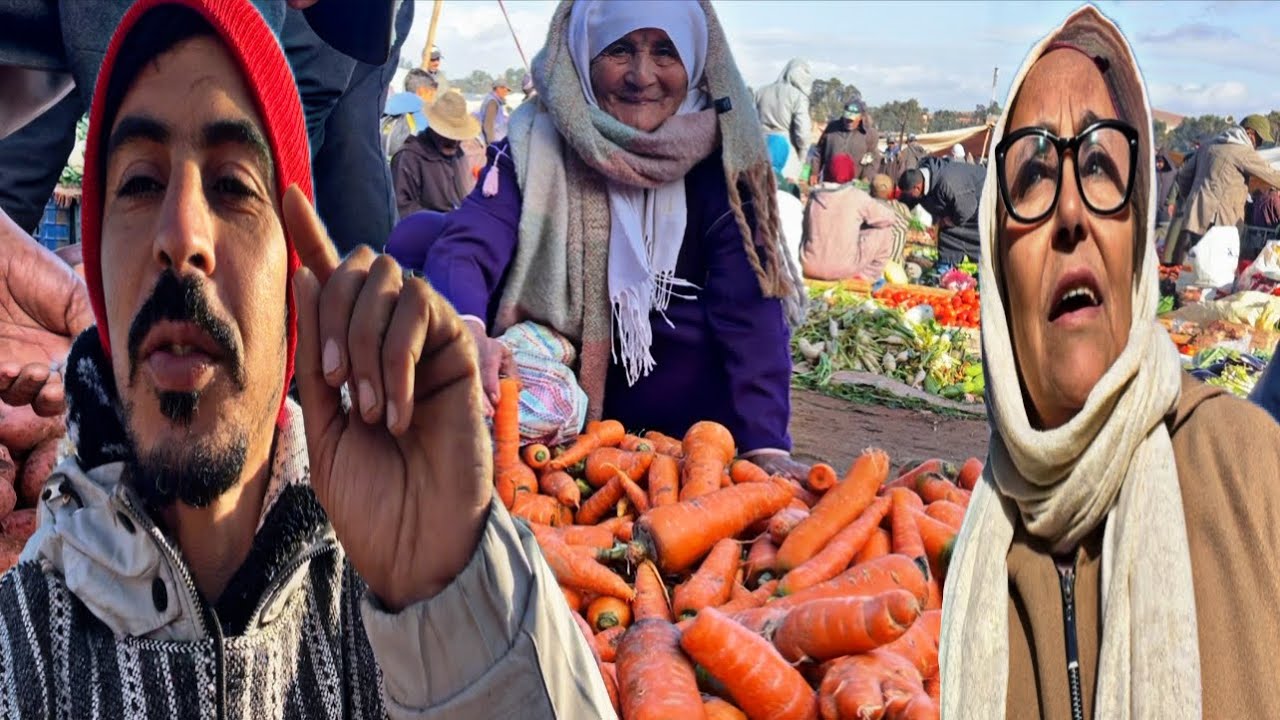 اجواء سوق في البادية/أجيو تشوفو تمارة لي كنضرب كل سوق😊مشاكيل صداع إلا مكنتيش ديب يكلوك😂مسخيناش بها