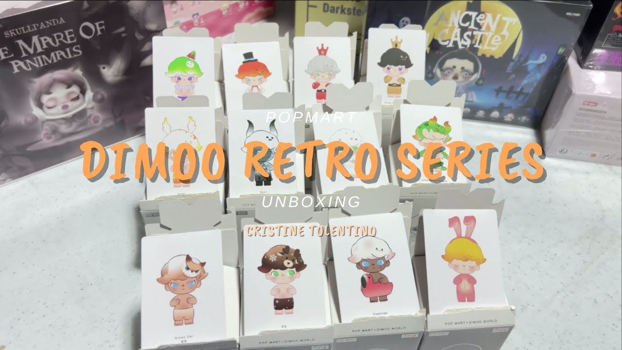 Unboxing the Dimoo Retro Series by Popmart x Dimoo World