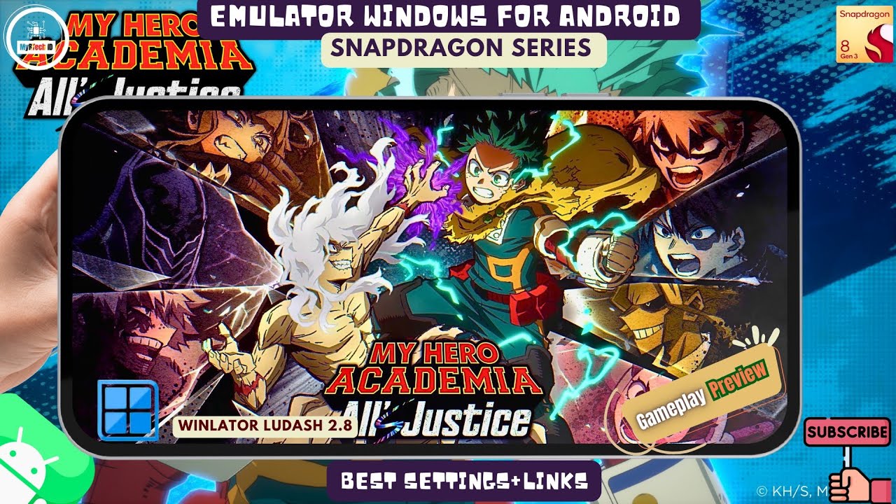 My Hero Academia All&rsquo;s Justice Winlator Gameplay Test (Android)