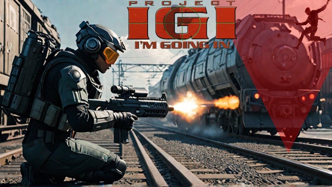 IGI Mission 9 - Missile Train-yard Hard Level Walkthrough! How To Beat
