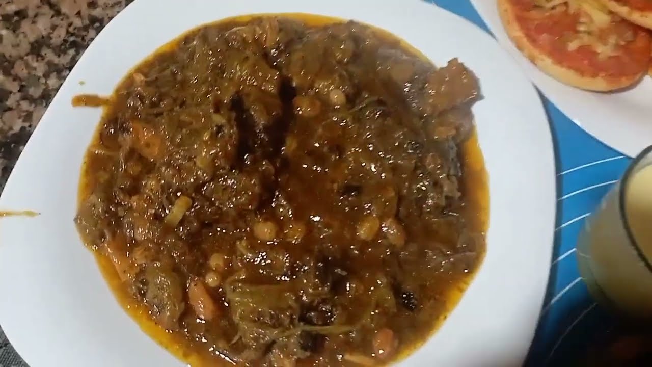 اليوم 3فى رمضان لحم راس معسل بدون سكر  معقودة سهل بيتزا فلو بدون سكر