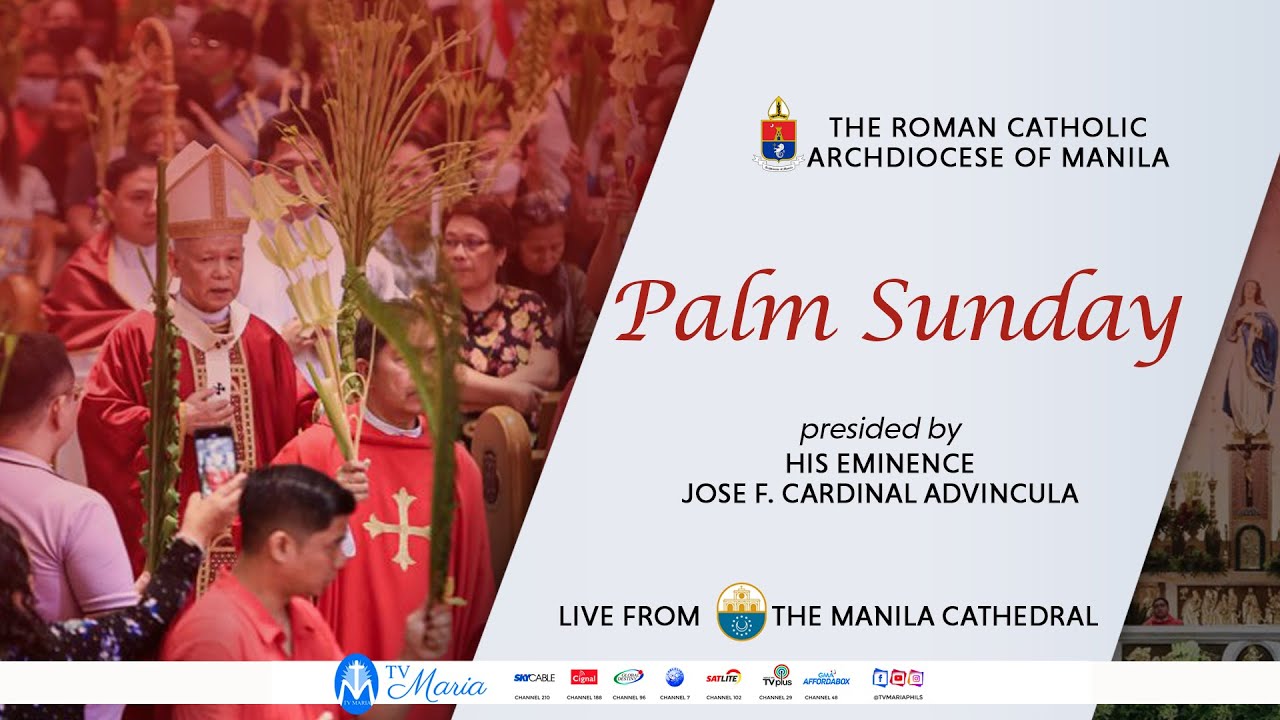 Palm Sunday Mass at the Manila Cathedral - April 13, 2025 (8:00am)