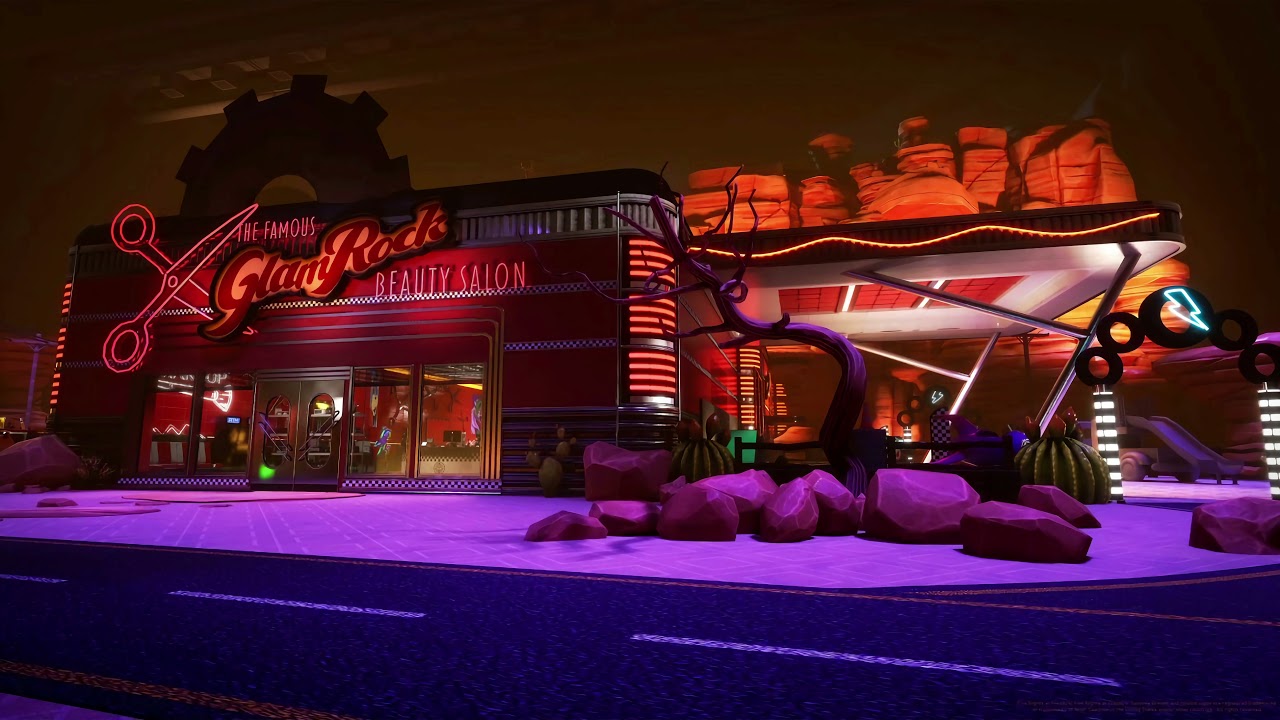 FNAF Security Breach - Roxy Raceway Ambience Extended