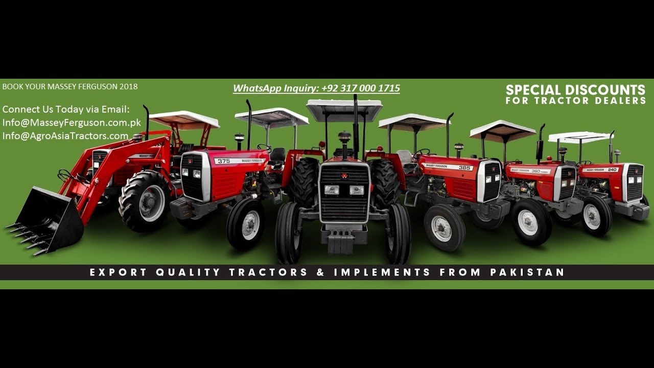 MASSEY FERGUSON PAKISTAN - MF TRACTORS READILY AVAILABLE STOCK -  AGROASIA TRACTORS