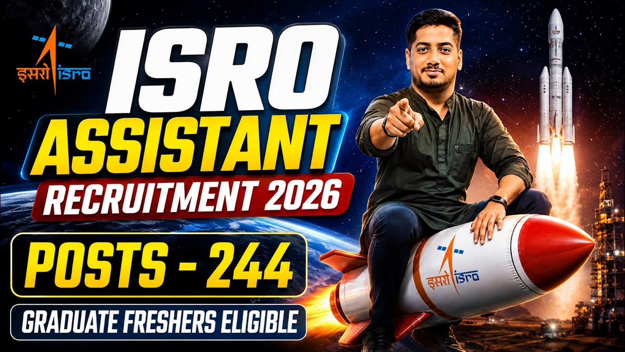ISRO Recruitment 2026 | ISRO Assistant Recruitment | ISRO Assistant UDC Job Profile