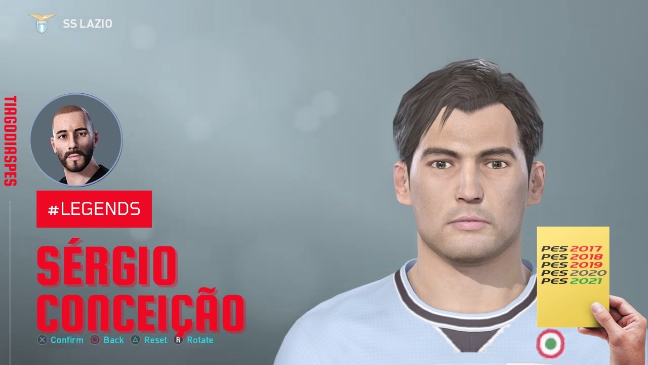 Sérgio Conceição (Lazio Porto Parma Inter) Face + Stats | PES 2019 | REQUEST