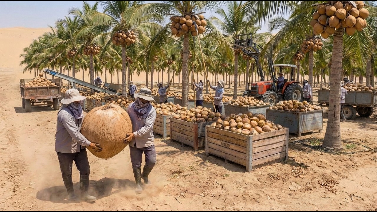 Desert Coconut Farming at Industrial Scale — How Modern Agriculture Makes It Possible