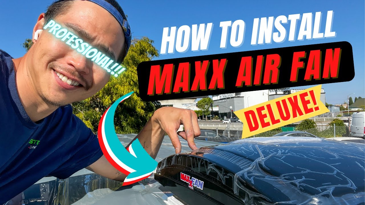 КАК УСТАНОВИТЬ ВЕНТИЛЯТОР MAXXAIR DELUXE!