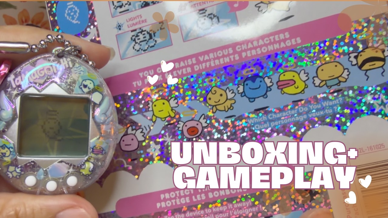 Unboxing y Gameplay del Tamagotchi Angel - Celebration Reflection