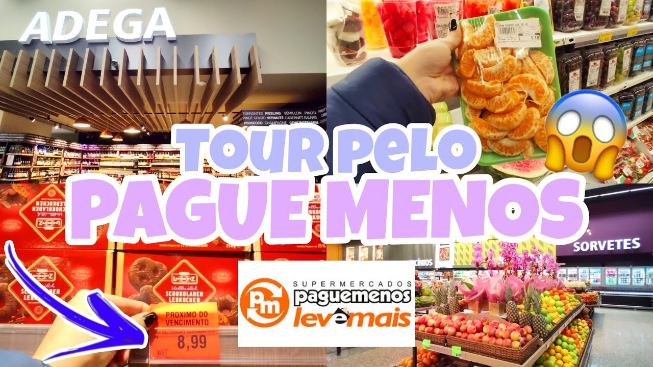 TOUR PELO MERCADO PAGUE MENOS | ESTRUTURA, ORGANIZAÇÃO E VALORES  | MINHA OPINIÃO SOBRE O MERCADO