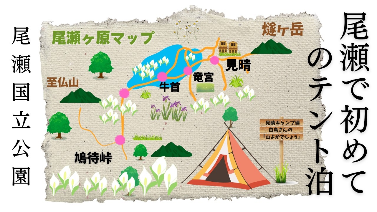 尾瀬に泊まるとこうなる！【初テント泊】誰もいない早朝の尾瀬が美しすぎた