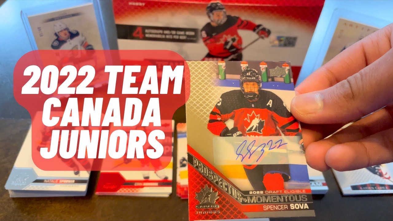 MOST OVERPRICED BOX??? 2022 Upper Deck Team Canada Juniors Hobby Box Break!