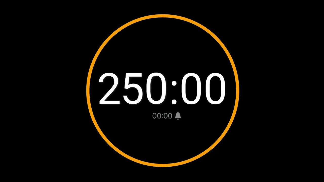250-minutowy timer z alarmem
