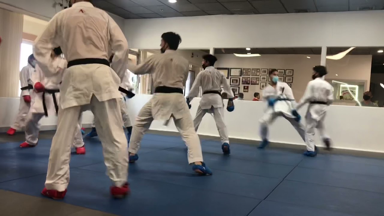 Karaté WKF training drills for Kumite