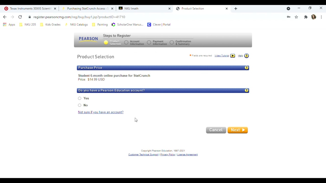 Purchase StatCrunch