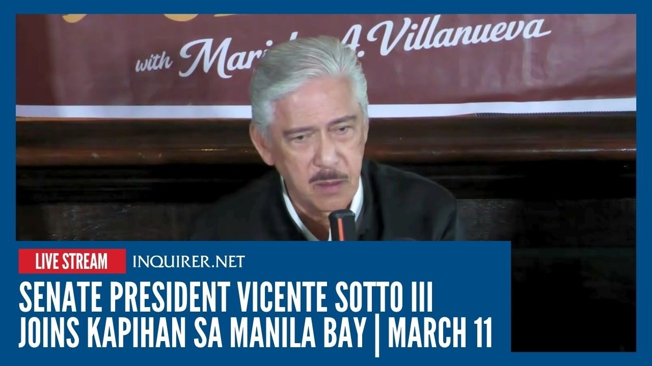 LIVE: Senate President Vicente “Tito” Sotto III joins Kapihan sa Manila Bay | March 11