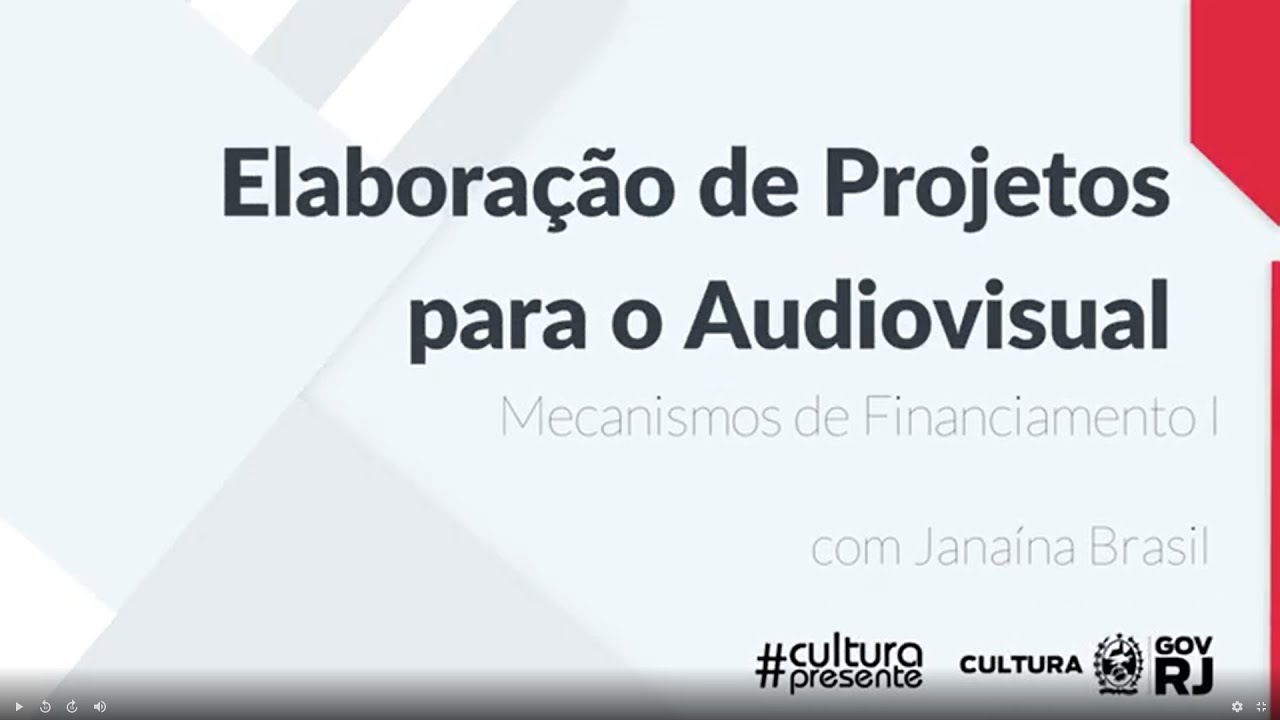 Mecanismos de Financiamento Audiovisual I