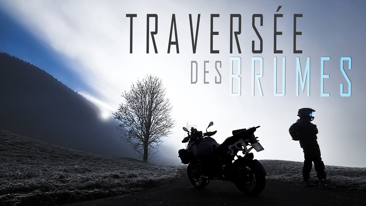 TRAVERSÉE DES BRUMES - ROADTIP GLISSANT ET GLACIAL❄️ - 400km 9h30   - BMW 1300GSA