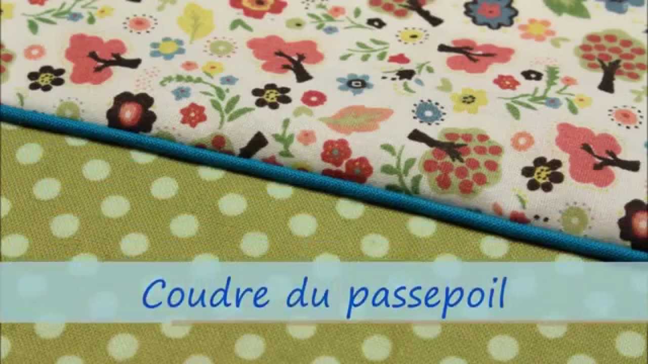 coudre le passepoil