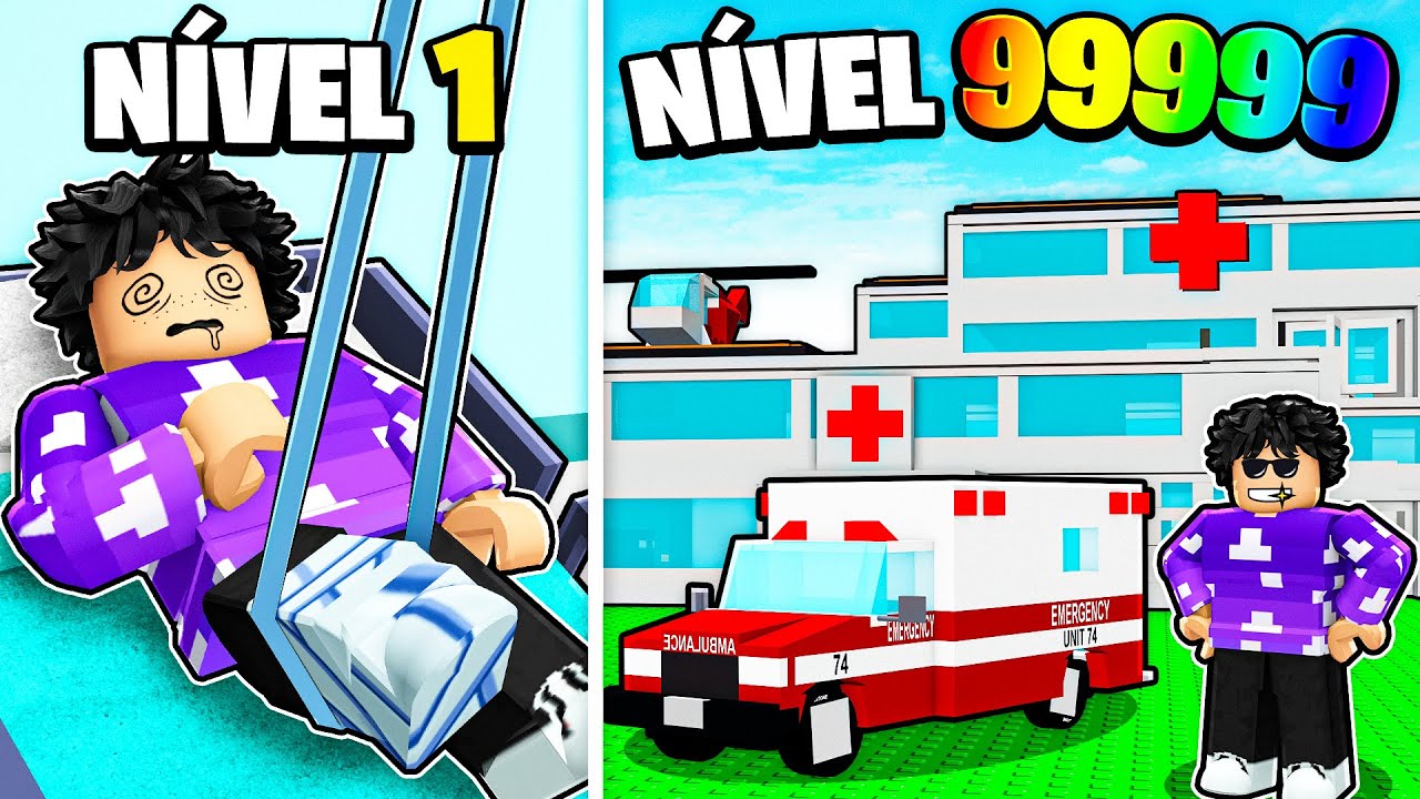 VIREI MÉDICO POR 1 DIA e fiz o MAIOR HOSPITAL DO ROBLOX
