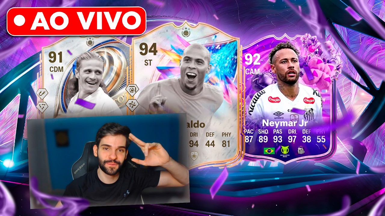 🚨AO VIVO! MELHOR CARTA do ULTIMATE TEAM! RONALDO 94! FC 26