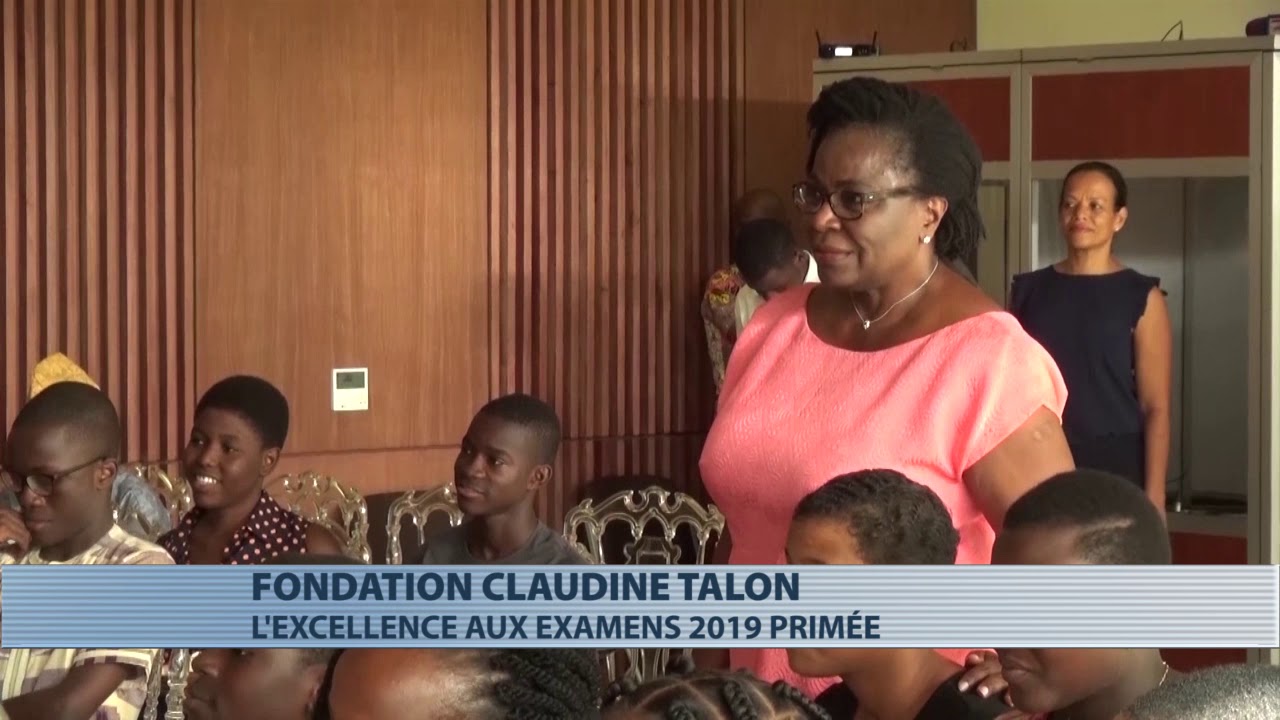 La fondation Claudine Talon prime les meilleurs aux examens de 2019