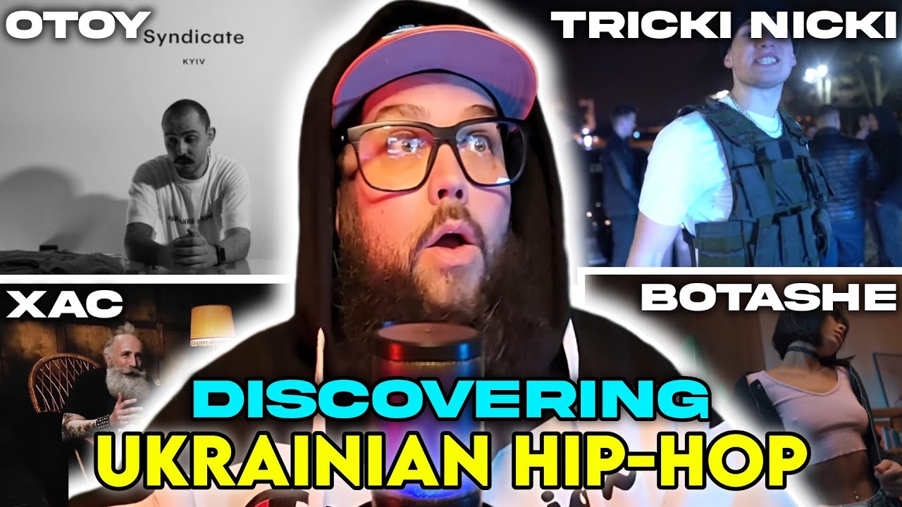 DISCOVERING UKRAINIAN HIP-HOP (OTOY, Tricki Nicki, XAC & Botashe) 🇺🇦
