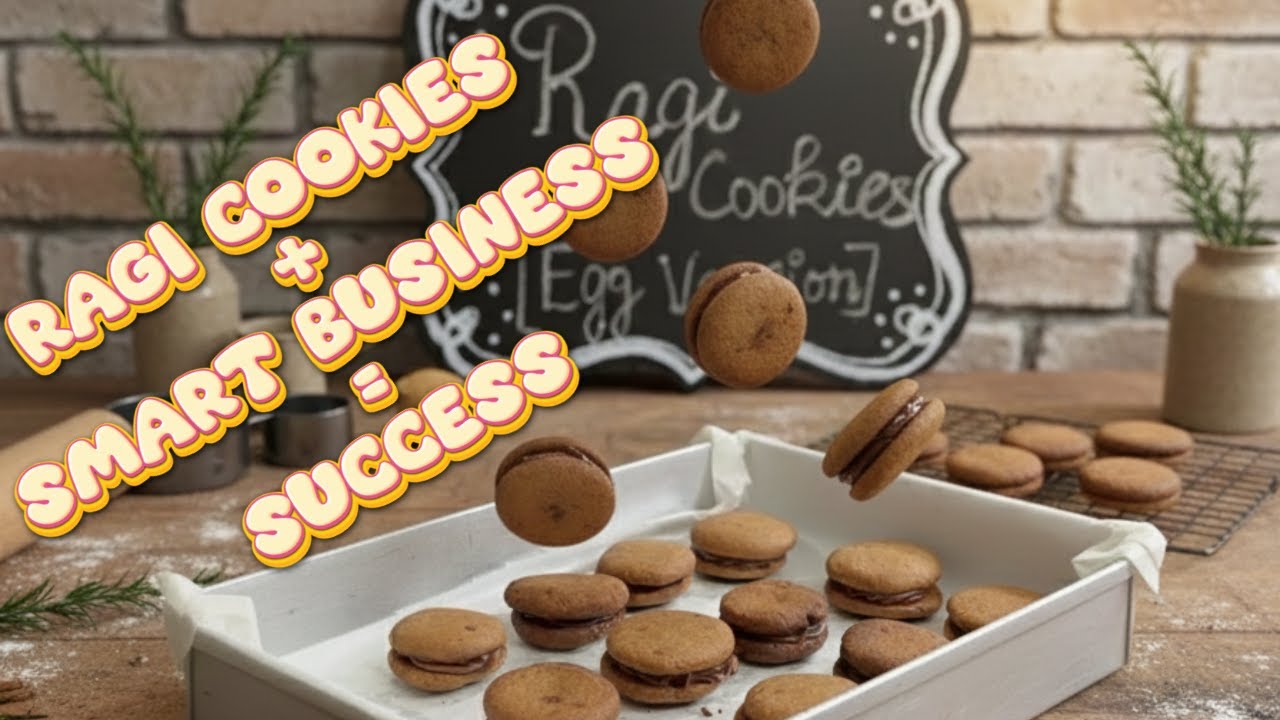 Ragi Cookies🍪 Recipe + Super Business Tips👌 | Earn from Healthy Cookies