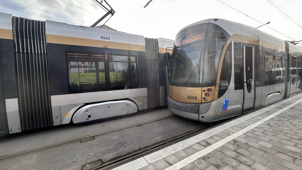 Trajet entre Heembeek et Hôpital militaire dans le nouveau tram 10