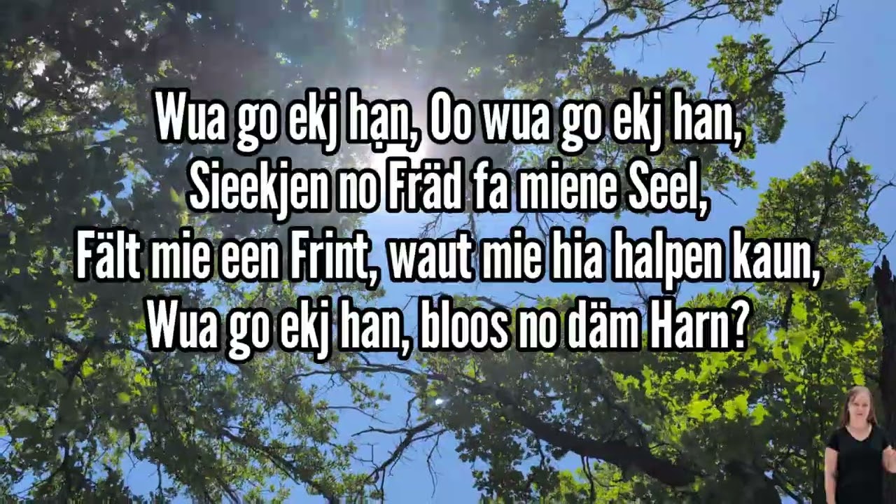 Wua go ekj han bloos no dem Harn