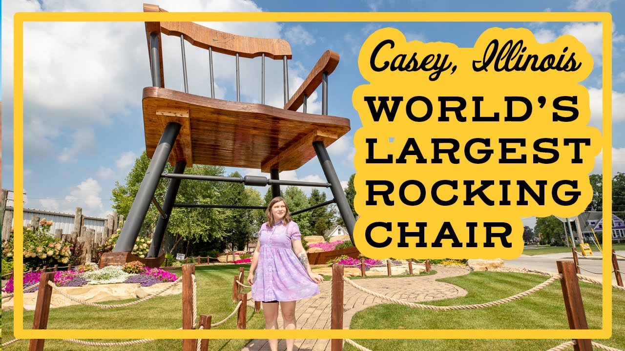 World&rsquo;s Largest Rocking Chair in Casey, Illinois Roadside Attraction
