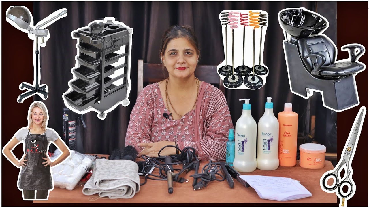 Professional Hairstyling Tools & Equipment For Beginners | Beauty Salon Tools - sumansi Sahgal