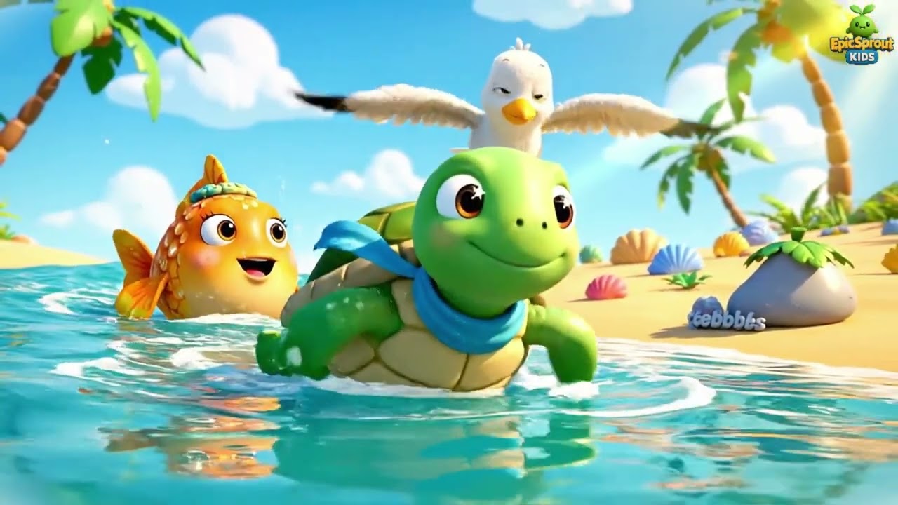 Hebrew | המסע הארוך של הצב | Turtle’s Long Journey | kids song
