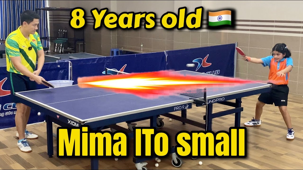 Mima Ito small of India 🇮🇳 | How to make Backhand Against Backspin very fast