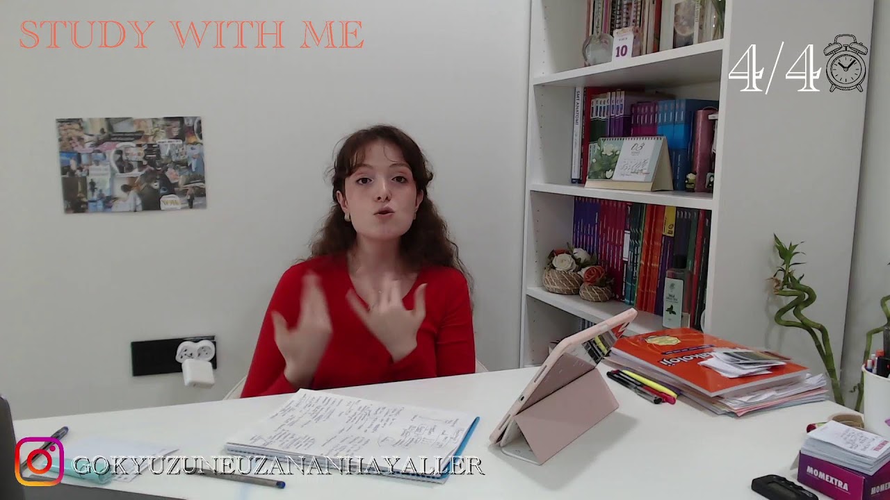 HER GÜN BİRLİKTE DERS ÇALIŞIYORUZ // STUDY WİTH ME 8 HOURS