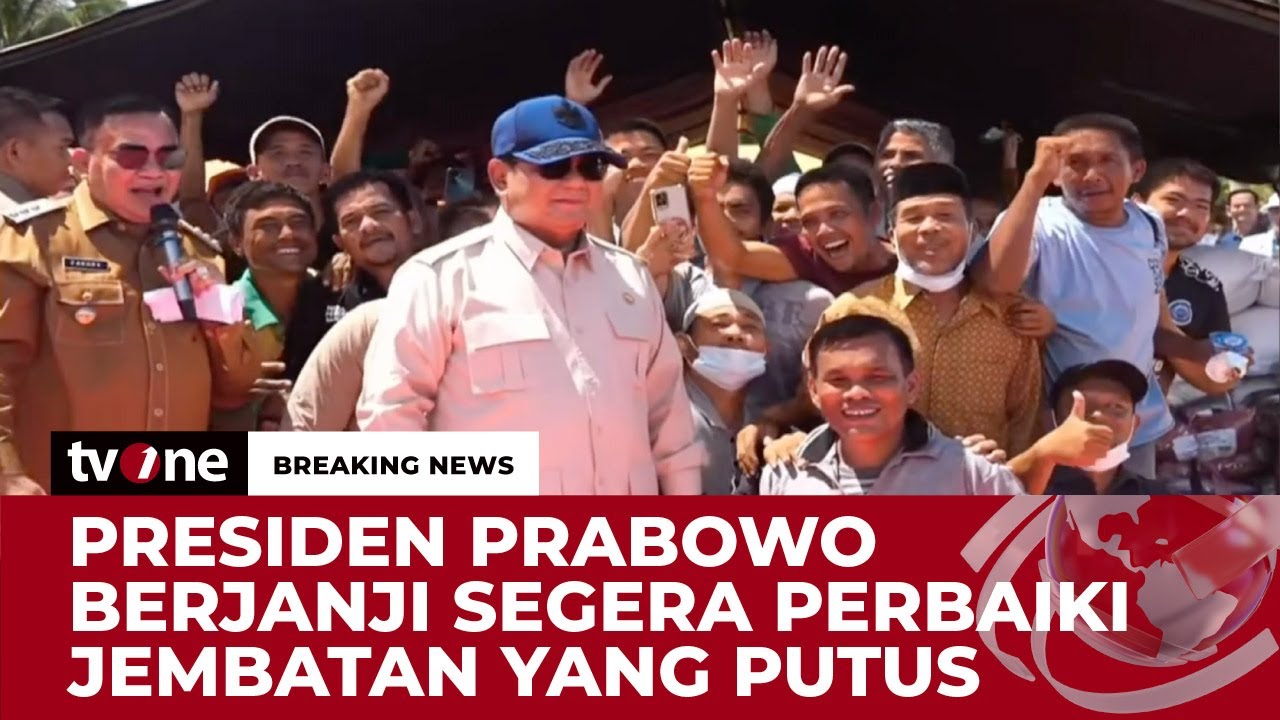 Riuh Warga Saat Presiden Prabowo Tinjau Posko Bencana di Aceh Tenggara | Breaking News tvOne