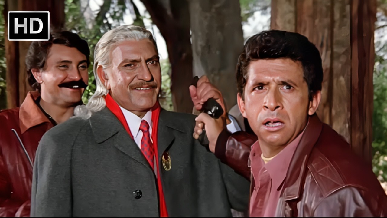 मैं पुलिस अफसर नहीं होता तो तेरे दिमाग में छेद कर देता - Naseeruddin Shah, Amrish Puri - Action Clip