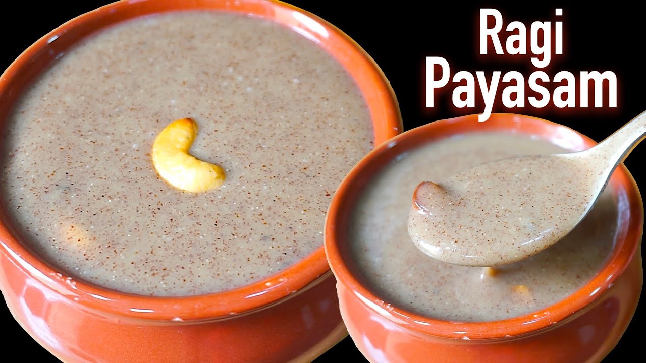 Ragi payasam recipe | nachni kheer | finger millet sweet porridge recipe | ragi malt recipe