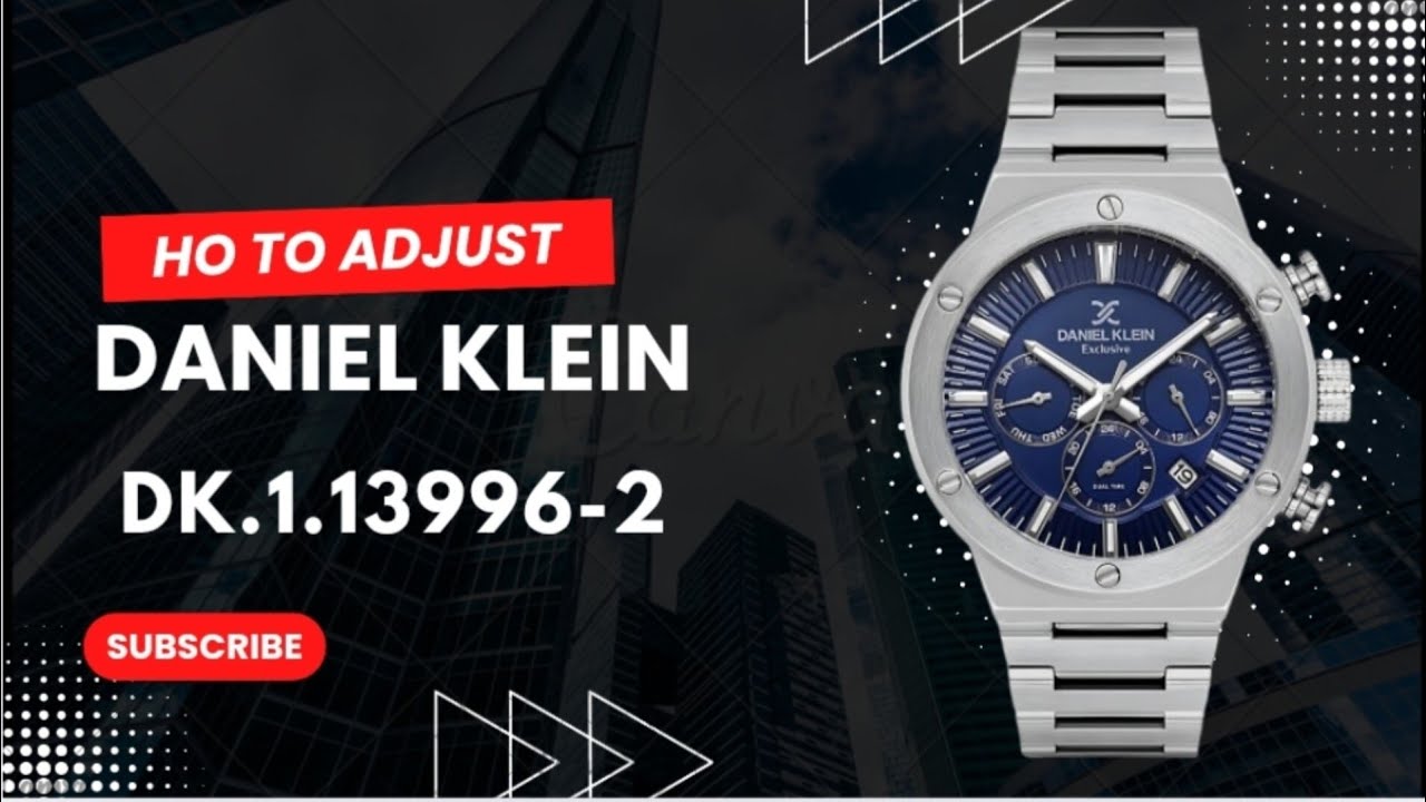 How To adjust TIME Daniel Klein DK.1.13996-2 @timewatchdc