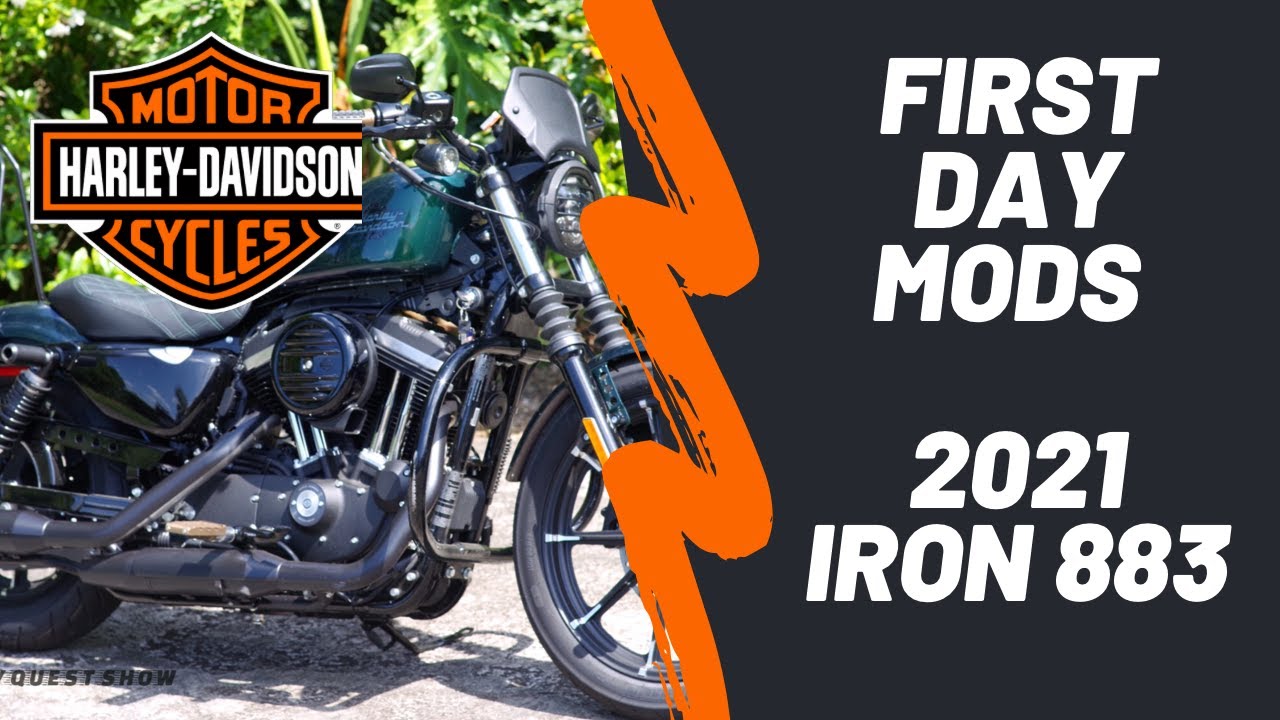 Модификации моего Harley Davidson Iron 883 Sportster 2021 года