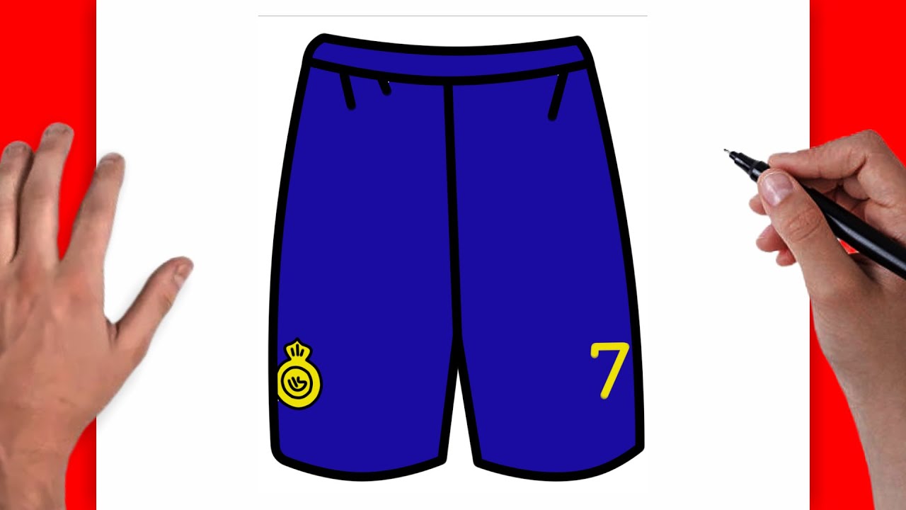 HOW TO DRAW RONALDO SHORT EASY | DRAWING STEP BY STEP