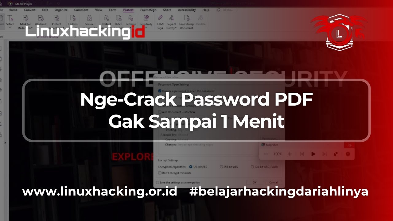 Nge-Crack Password PDF Gak Sampe 1 Menit