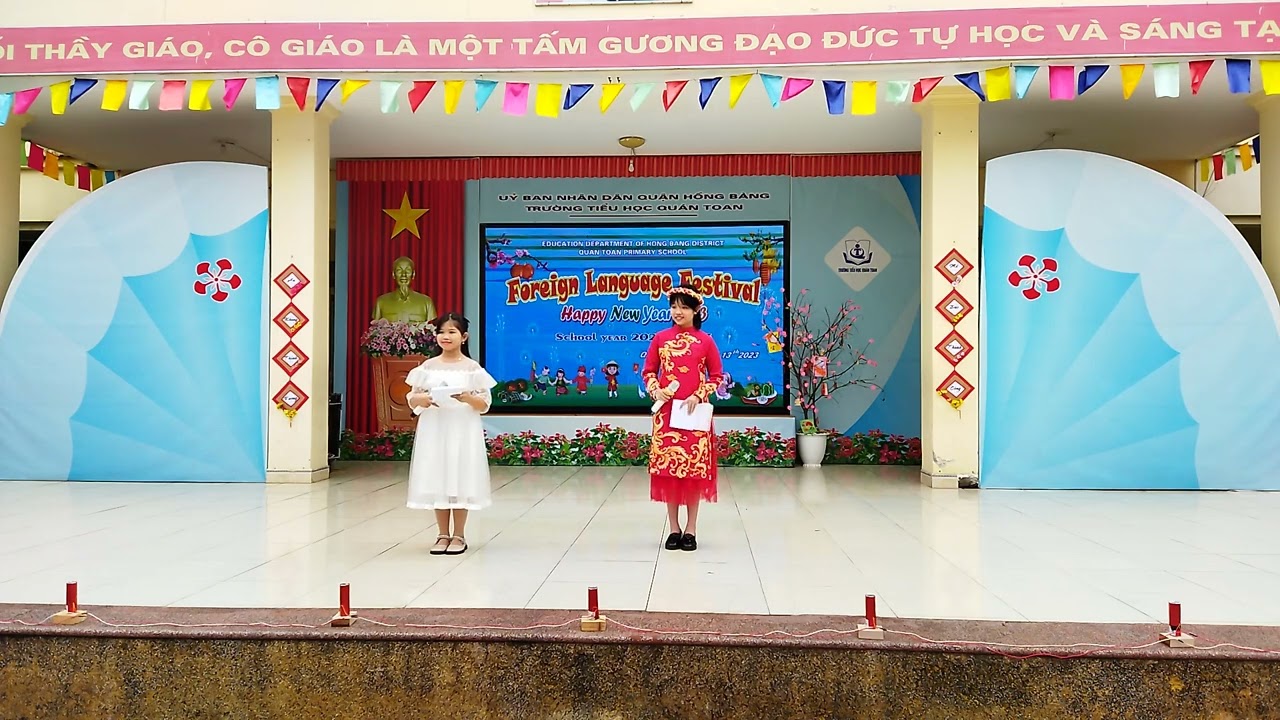 Foreign Language Festival (Ngày hội Ngoại ngữ) của trường Tiểu học Quán Toan