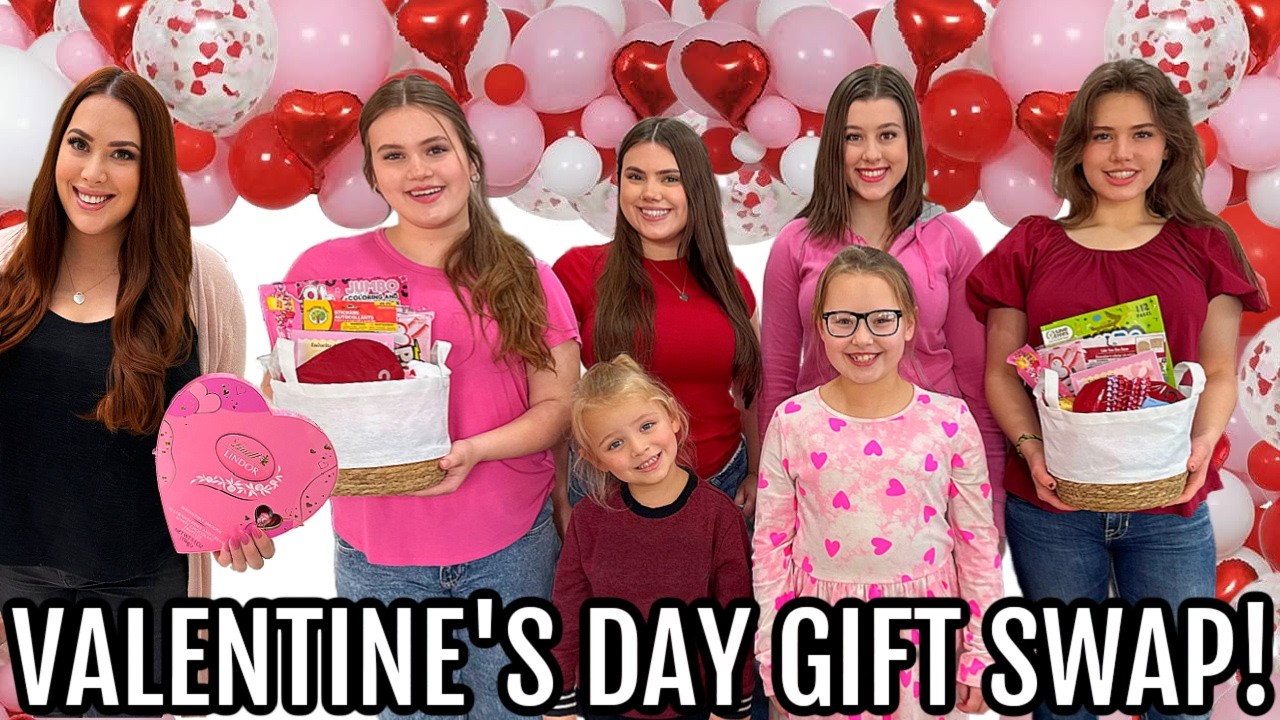 VALENTINE'S DAY💕 SiBLING GiFT SWAP with 6 KiDS!