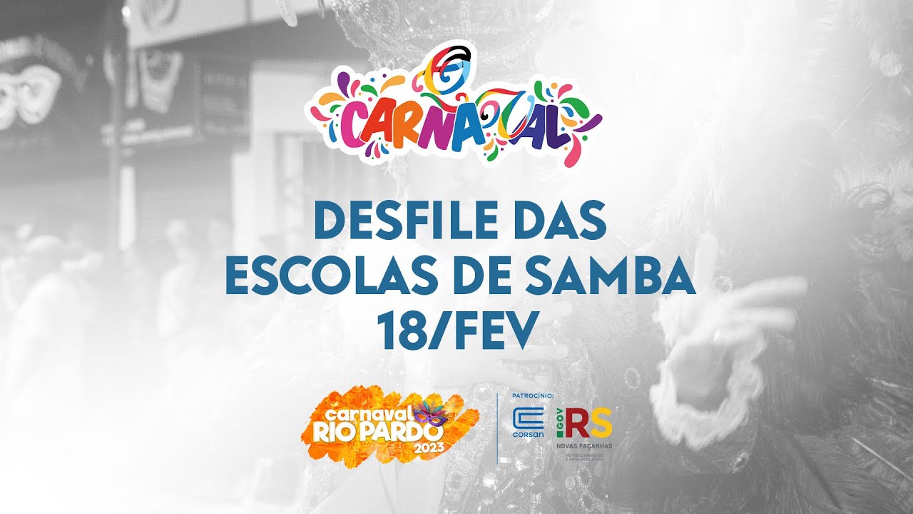 Desfile das escolas de samba do Carnaval de Rio Pardo 2023 - QCarnaval
