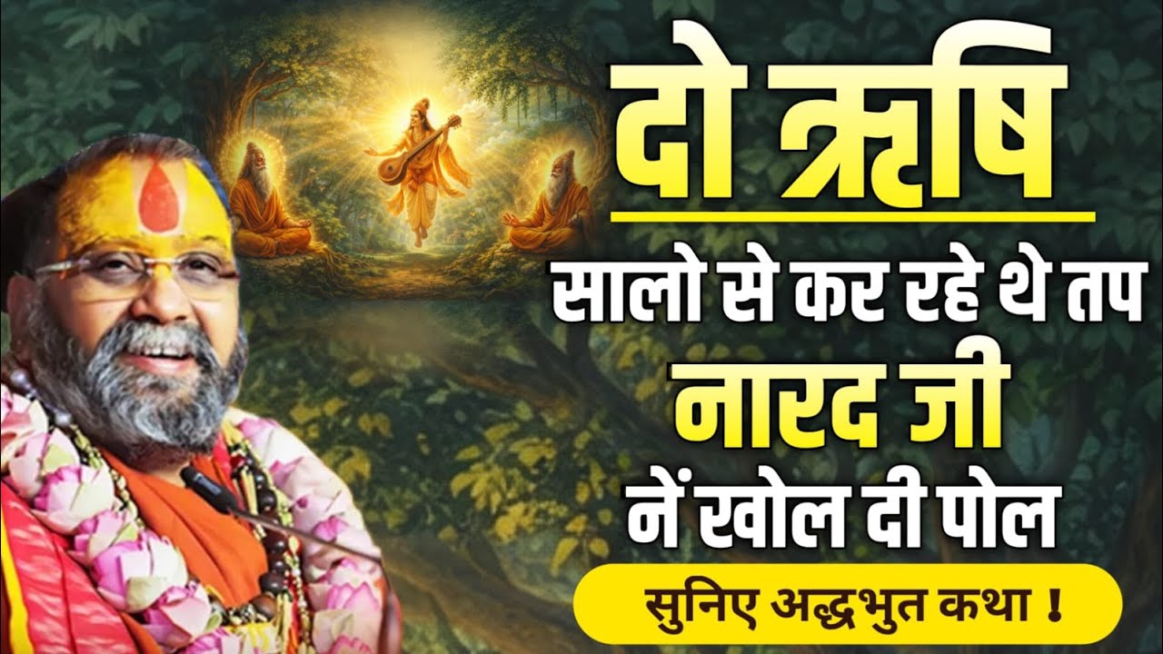 दो ऋषियों की तपस्या का सच, नारद जी ने किया बड़ा खुलासा | rajendra das ji maharaj