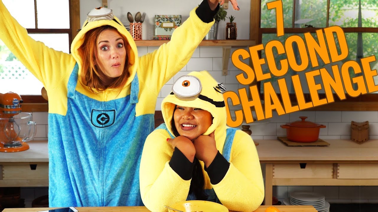 7 SECOND CHALLENGE ft. Just Eat Life  || Feeling Peckish