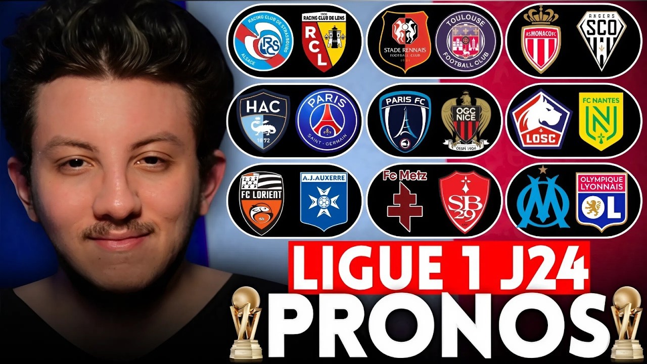 ⚠️ OM OL et RCSA Lens : 2 matchs fous. Pronos Ligue 1 J24