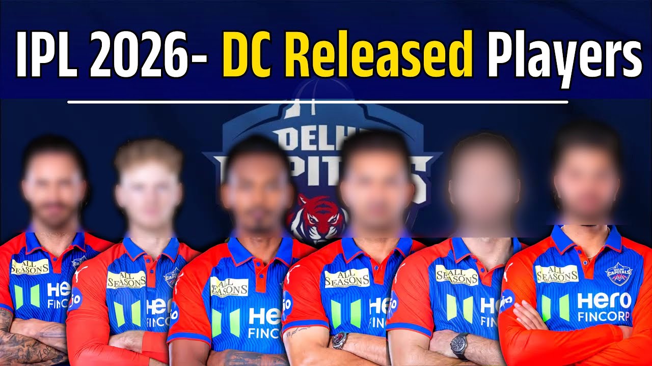 Delhi Capitals RELEASED PLAYERS List before IPL 2026 Mini Auction