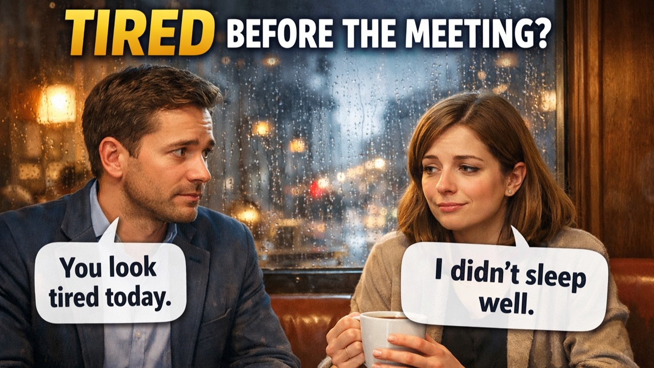 🌧 Small Talk Before a Team Meeting (Real Office English)
